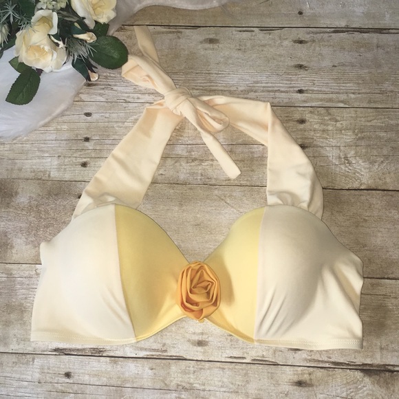 Disney Other - Disney Belle Halter Swim Top Size XL